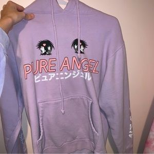 Pure Angel By Samii Ryan Anime Eyes Hoodie